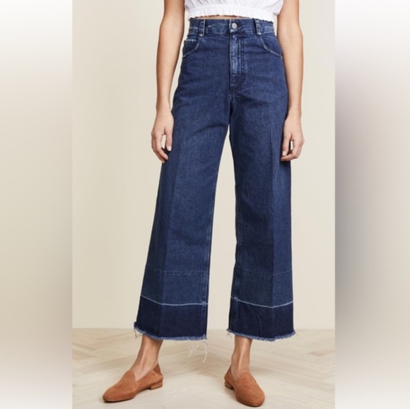 Rachel Comey Legion Wide Leg Crop Jeans - Picture 2 of 6